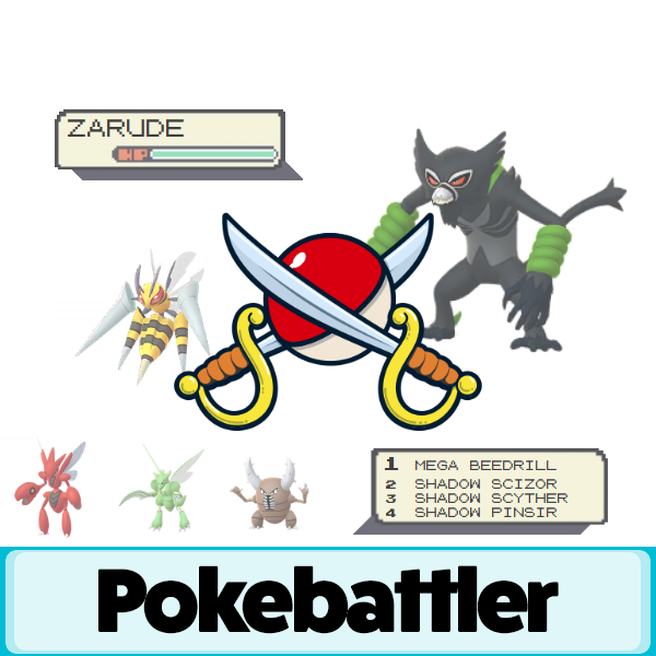 Zarude Counters - Pokemon GO Pokebattler